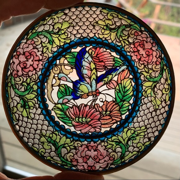 Cloisonné Dish - Picture 2 of 6